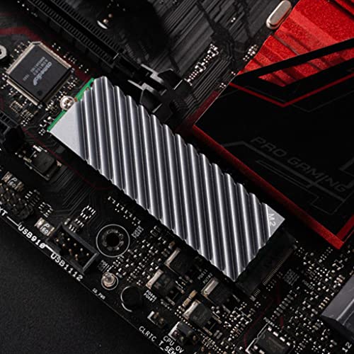 ZORBES® Heat Dissipation Radiator Aluminum Alloy Heat Sink Thermal Cooling Pads for M.2 2280 SSD PC Computer Grey 3 PCS ZORBES® Heat Dissipation Radiator Aluminum Alloy Heat Sink Thermal Cooling Pads for M.2 2280 SSD PC Computer Grey 3 PCS